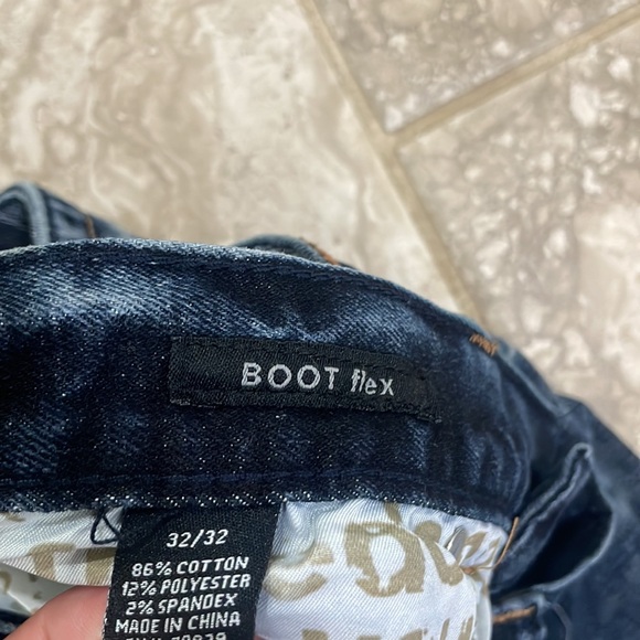 CJ Black Mens Boot Flex Stretch Distress Sz‎ 32 x 32 - Picture 6 of 11